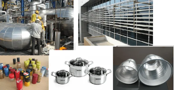 Các loại nhôm cuộn thông dụng hiện nay