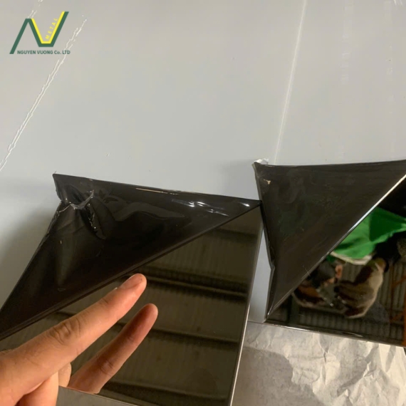Tấm inox 304/BA/PVC 2.0 x 1220 x 2440